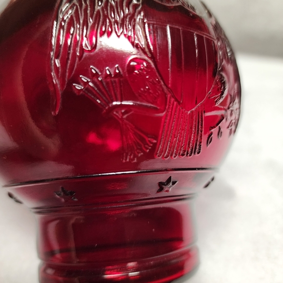 Vintage Wheaton NJ Glass Fire Extinguisher Red Bottle - Picture 6 of 7